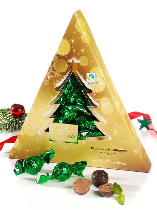 Maitre Truffout Christmas Tree Pralines 148g